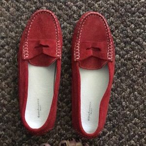Women’s Italian suede loafers